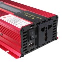 660W Solar Power Inverter DC 12/24V to AC 110/220V Modified Sine Wave Converter with LCD Screen for Car Home