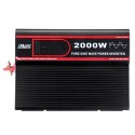 iMars 12V 2000W Car Power Inverter Intelligent Screen Pure Sine Wave For 220V EP2000W Converter With Remote Control