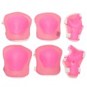 6Pcs Children Kids Elbow Knee Pad Wrist Guard Protector For Skateboard Skating Skiing