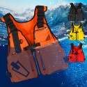 Adult Fishing Vest Life Jacket Adjustable Preserver Reflective Sailing Kayak