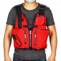 Adult Fishing Vest Life Jacket Adjustable Preserver Reflective Sailing Kayak