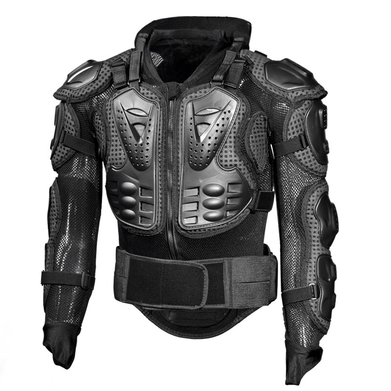 Motorcycle Jacket Men Full Body Armor Jacket Motocross Racing Protective Gear Back Chest Shoullder Elbow Protection