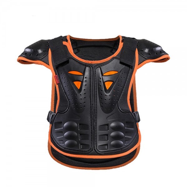 Motocross Motorcycle Child Skiing Skating Spine Shoulder Chest Guard Mesh Cloth Kids Armor