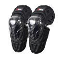 4PCS Motorcycle Elbow Pads Carbon Fiber Hard Shell Motocross Racing Elbow and Knee Pads Protector Guard Armors Set Riding Protection