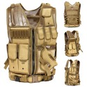 Multifunctional Outdoor Hunting Tactical Vest CS Military Protective Armor With Holster