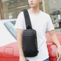 3-Digit Lock Anti-theft Shoulder Bag With USB Charing Port Waterproof Phone Travel Backpack