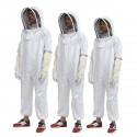 Beekeeper Beekeeping Protective Veil Suit Smock Bee Hat Gloves Full Body Thicken Set