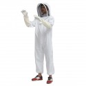 Beekeeper Beekeeping Protective Veil Suit Smock Bee Hat Gloves Full Body Thicken Set