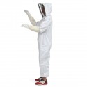 Beekeeper Beekeeping Protective Veil Suit Smock Bee Hat Gloves Full Body Thicken Set