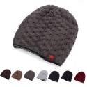 Unisex Winter Warm Knit Beanie Cap Dual Wearable Men Women Riding Skiing Hat