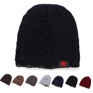 Unisex Winter Warm Knit Beanie Cap Dual Wearable Men Women Riding Skiing Hat