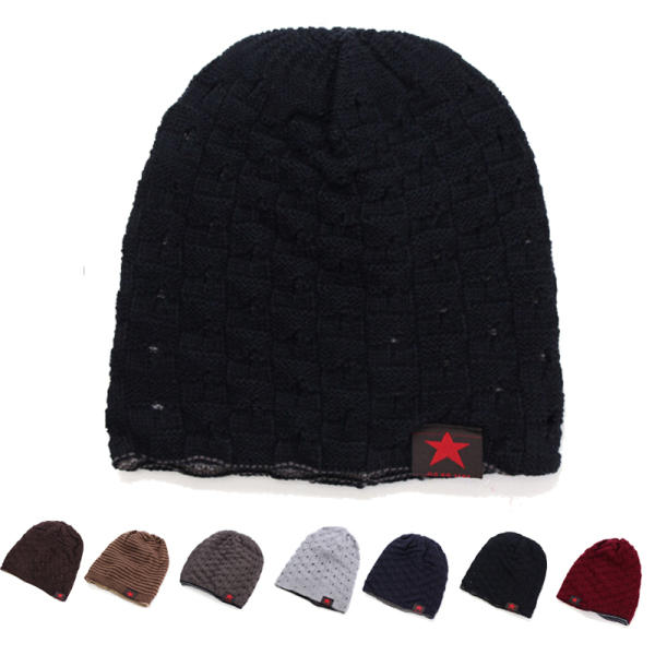 Unisex Winter Warm Knit Beanie Cap Dual Wearable Men Women Riding Skiing Hat