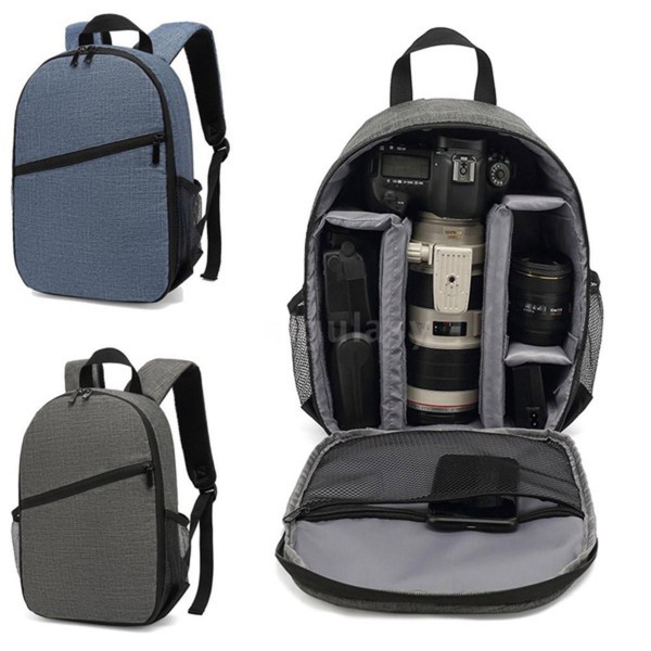 Waterproof Digital Camera Bag Multi-functional Storage Shoulder Backpack Travel Outdoor