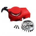 Pull Start Pull Starter Flywheel Alloy For 47cc 49cc Mini Scooter Dirt ATV Quad