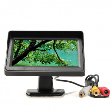 4.3 Inch Car Rear View Kit TFT LCD Monitor LED IR Reversing Camera For Truck Bus