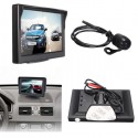 5Inch TFT LCD Car Monitor+CMOS Waterproof Night Vision Reverse Camera