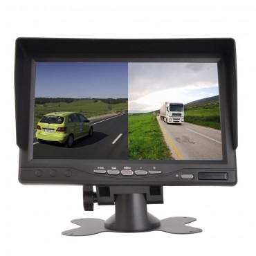 7 Inch AHD Split IPS Monitor Truck Reversing Image Display Car Camera