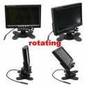 7 inch LCD Monitor + IR 18LED Reverse Backup Camera Rear View Kit For Truck Bus RV