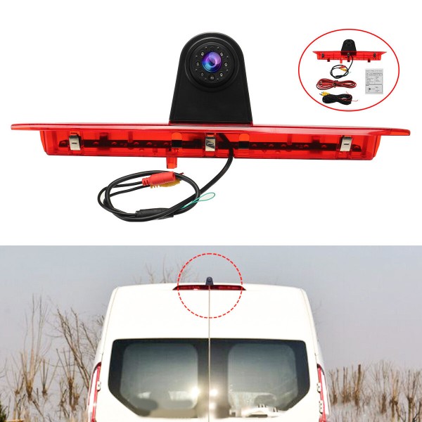 Brake Light Rear View Parking Reverse Backup Camera For Ford Transit 2013 - on