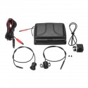 Foldable 4.3 Inch LCD Car Reverse Rear View Monitor Parking Backup Camera Set