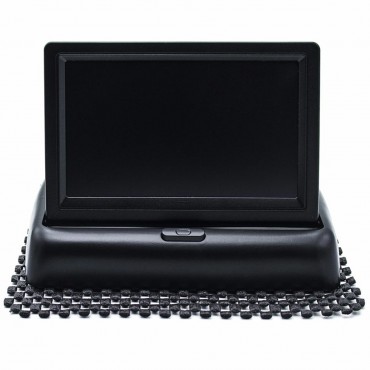 Foldable 4.3 Inch LCD Car Reverse Rear View Monitor Parking Backup Camera Set