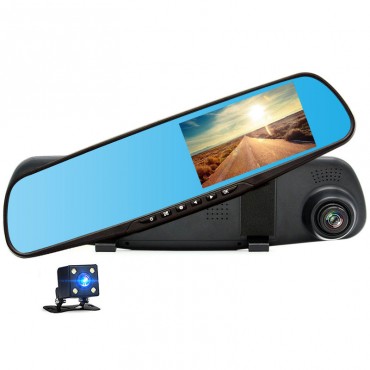 F2 Multifunctional 4.3 inch LCD Screen 160 Degree Car Rear View Camera