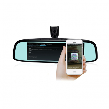 K755 Multi-function Dual Lens GPS 1080P Car Rear View Camera