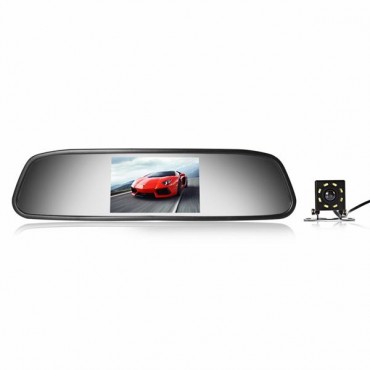 4.3 Inch Wireless Rear View Mirror Backup Monitor Display