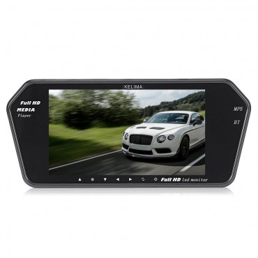 Car MP5 Player Display And Infrared Night Vision License Plate Camera Support bluetooth