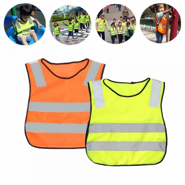 Child Safety Yellow Vest Reflective Reflector Clothing High Visibility