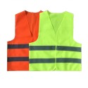 Reflective Safety Waistcoat Fluorescent Warning Motorcycle Jacket Construction Worker Security High Visibility