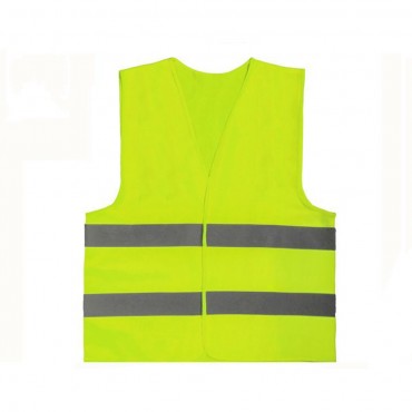 Reflective Safety Waistcoat Fluorescent Warning Motorcycle Jacket Construction Worker Security High Visibility