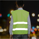 Reflective Safety Waistcoat Fluorescent Warning Motorcycle Jacket Construction Worker Security High Visibility