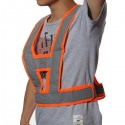 Visibility Traffic Waistcoats Vest Security Reflective Stripes Safety Jacket