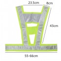 Visibility Traffic Waistcoats Vest Security Reflective Stripes Safety Jacket