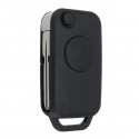 1 Button Flip Remote Key Fob Case Shell Uncut Blade For Mercedes-Benz 1992-2003