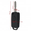 1 Button Flip Remote Key Fob Case Shell Uncut Blade For Mercedes-Benz 1992-2003