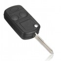 2 BTN Remote Fold Keyless Fob Case Shell & Uncut Blade for Land Rover Discovery