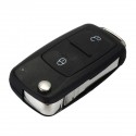2 Button Remote Key FOB Case With Battery For VW Transporter T5 Polo GOLF Polo