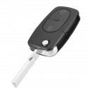 2 Button Remote Key Fob Case Shell + Battery For Audi S1 A3 S3 A6 A8 TT Q3 Q7 RS6