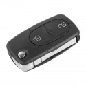 2 Button Remote Key Fob Case Shell + Battery For Audi S1 A3 S3 A6 A8 TT Q3 Q7 RS6