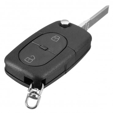 2 Button Remote Key Fob Case Shell + Battery For Audi S1 A3 S3 A6 A8 TT Q3 Q7 RS6