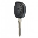 2 Button Remote Key Fob Case Shell + Rubber Pad for Suzuki Swift Ignis Alto SX4