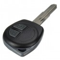 2 Button Remote Key Fob Case Shell + Rubber Pad for Suzuki Swift Ignis Alto SX4