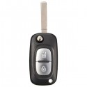 2 Button Remote Key Fob Case Shell For Renault Clio Kangoo Megane + Bland Blade