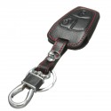 2 Button Remote Smart Key Leather Case Cover Holder For Mercedes C S CLK SLK