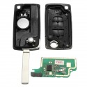 2 Buttons Key Case Fob 433MHz ID46 Chip VA2 Blade for Citroen C2 Peuge0t 207 407