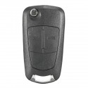 2 Buttons Remote Key 433MHz ID46 For Vauxhall Opel Corsa 07-12 PCF7941