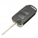 2 Buttons Remote Key With HU64 Blade Fob For Mercedes A C E S Class MB Case