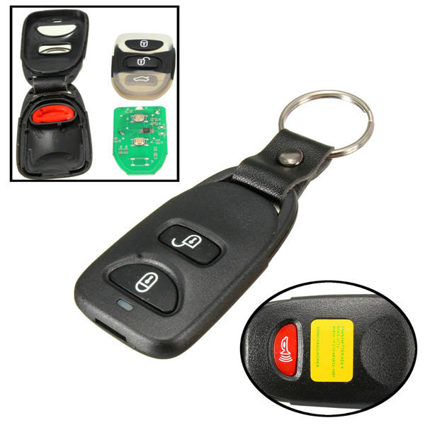 2 Buttons+Panic Keyless Entry Remote Key Fob for Hyundai Santa Fe Tucson 315MHz